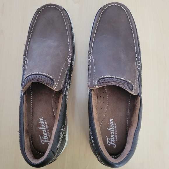 Mens Florsheim Shoes 10M  Slip Resistant - Picture 2 of 5